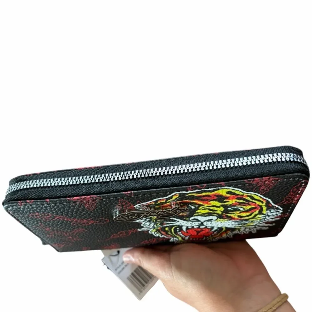 New Ed‎ Hardy Black Tiger Wallet